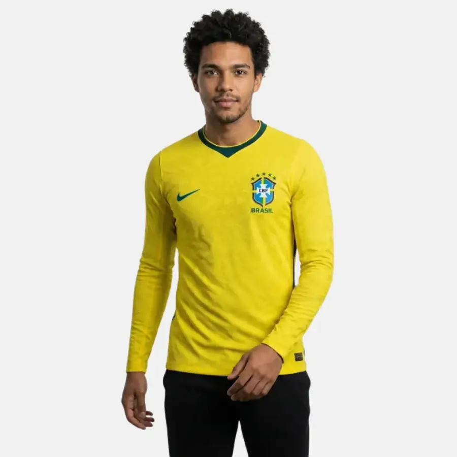 Camisa Seleção Brasileira Manga Longa Jogador 2026 Home