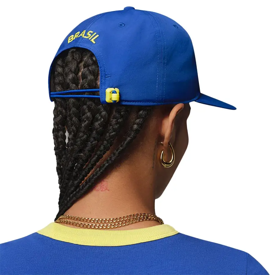 Jordan Brand + Brasil Futbol Pro Unstructured Flat Bill Cap Old Royal 2