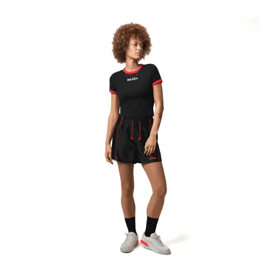 Jordan Brand + Brasil Futebol Wmns Retro Graphic Crew University Red 2